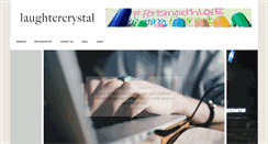 Desktop Screenshot of laughtercrystal.com